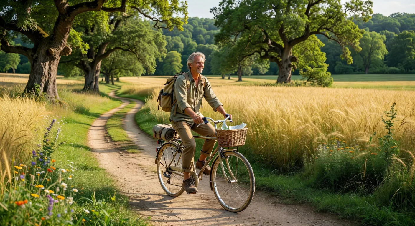 Bicycle ride through the countryside